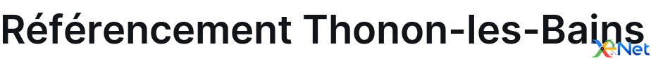 Référencement Thonon-les-Bains